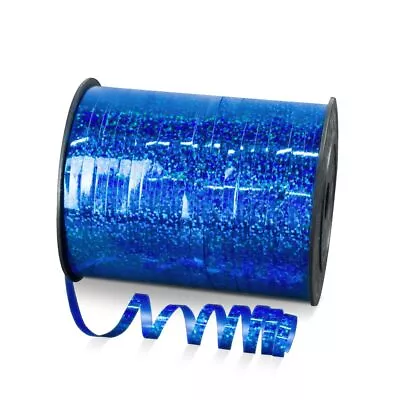 500 Yards Glitter Curling Ribbon 1/5  Shiny Metallic Bule Ribbon For Gift Wra... • $13.95