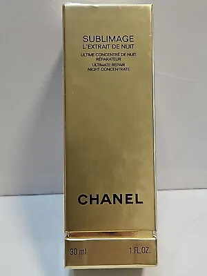 Chanel Sublimage L'Extrait De Nuit Ultimate Repair Night Concentrate 30ml New. • £400