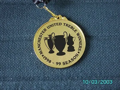 Manchester United - 1999 Treble Winners Medal With Ribbon • £9.99