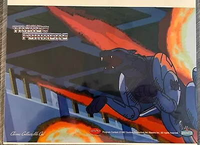 Transformers Classic Collectable Cel Color Film RAVAGE Rhinomation Rhino 5x7 In. • $34.95