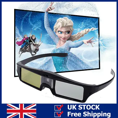 £20.68 • Buy Universal Active Shutter 3D Glasses For DLP-Link 3D Projector BenQ Optoma/HD243X