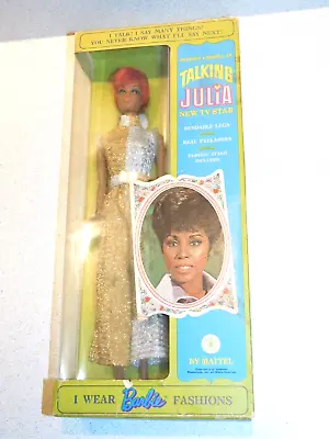 Barbie:  VINTAGE Redhead TALKING JULIA Doll W/Wrist Tag & Box! • $295