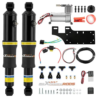 $221.99 • Buy Rear Air Ride Suspension Set For Harley Touring Road King Street Glide 1994-2022