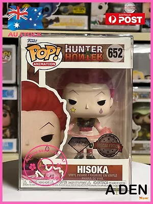 🤡 Funko Pop Vinyl Special Edition Hunter X Hunter Hisoka + Protector AU NEW 🤡 • $44.50