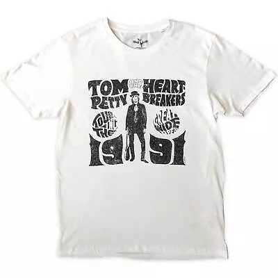 VAN HALEN  - Official Unisex T-Shirt: Great Wide Open Tour - White  Cotton • £17.99
