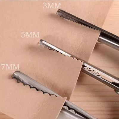 Fabric Dressmaking Scalloped Edge Pinking Shears Scissors Clipper Fabric Cutter • $12.49