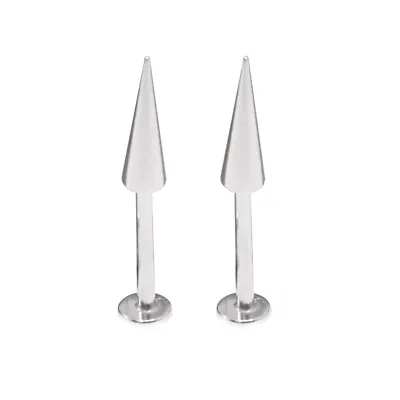  Pair Of Labret Monroe Jewelry Large Spike / Cone   Design 16G 3/8  10mm • $12.42