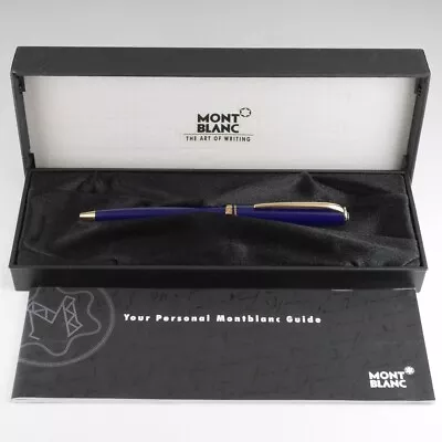 Montblanc Generation Blue GT Ballpoint Pen NEAR MINT FREE SHIPPING WORLDWIDE • $239