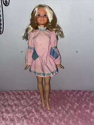 VINTAGE 1971 MATTEL MY BEST FRIEND CYNTHIA TALKING DOLL 20” Inch • $25.99