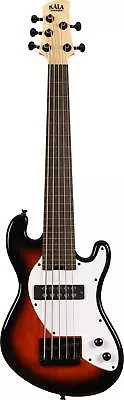 Kala Solidbody Fretless U-Bass 5-string Electric Bass Guitar - Tobacco Burst • $449