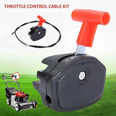 £10.39 • Buy 56'' Throttle Cable Switch Lever Control Handle For Lawnmower Lawn Mower Parts