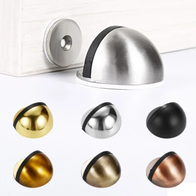 £4.07 • Buy Invisible Door Stop Anti-Collision Magnetic Floor Mounted Stop Stainless Steel