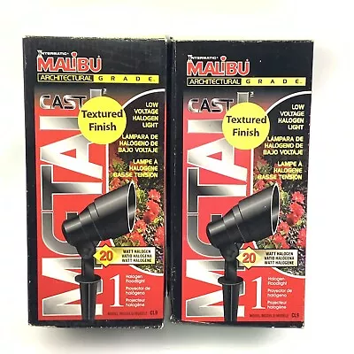 2 - Malibu CL9 Floodlight 20 Watt Low Voltage Landscape Lights NEW #8173 • $37.95