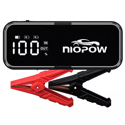 Brand New NIOPOW Car Jump Starter Battery Pack 5000A 12V Portable Lithium Jump  • $119.75