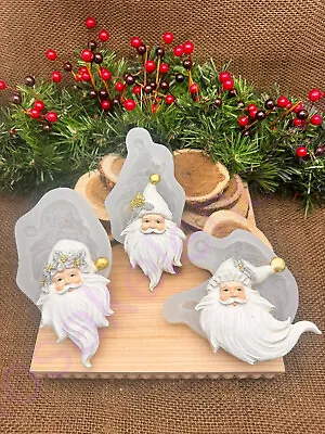 Santa Claus's-Christmas Ornaments Handmade Silicone Mold For Fondant-Resin • $76.47