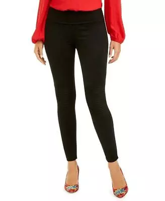 INC International Concepts Pintucked Moto Faux Suede High Waisted Leggings • $18.25