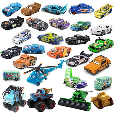 Disney Pixar Cars And Plane Lot Lightning 1:55 Diecast Model Toys Gift Loose Car • £5.51