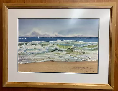 Mary Ellen Golden -Surf Giclee Print Beach Art N.C. • $50