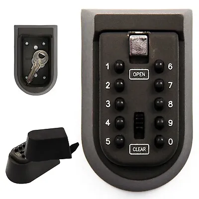 £13.89 • Buy Outdoor High Security Wall Mounted Key Safe Box Code Lock Storage 4 Digit UK