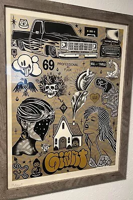 Mike Giant 18” X 24” Screen Print - Delano- Signed & Numbered 26/29 • $100