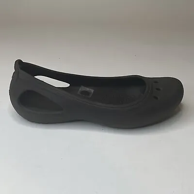 £17.56 • Buy Crocs Women’s Size 5 Slip On Flat Slingback Shoes Brown