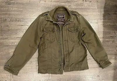 Mens Abercrombie & Fitch Y2K Military Style Sentinel Jacket Olive -  Size XL • $93.99