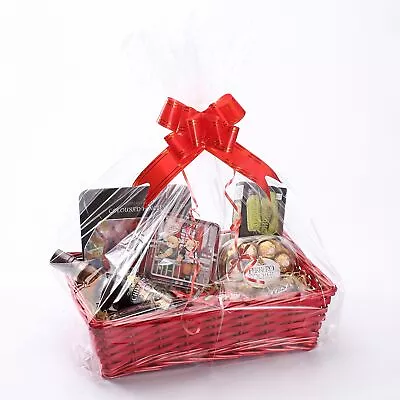 Create Your Own Wicker Gift Hamper Basket Kit Christmas Wedding Birthday • £12.99