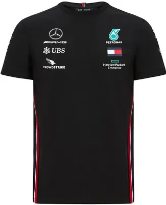 Mercedes-AMG Tommy Motorsport 2020 F1 Team Driver T-Shirt Black BNWT • $49.99