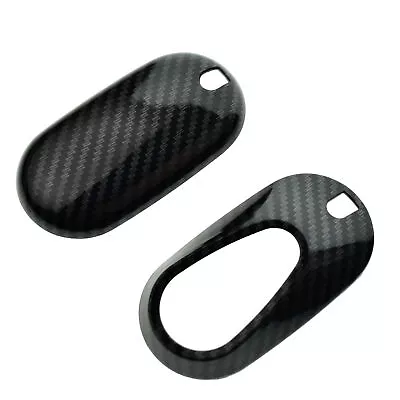 Carbon Fiber Pattern Key Shell Fit For W223 S-Class W206 C-Class Oval Smart Key • $14.94