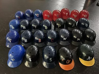 MLB MAJOR LEAGUE BASEBALL ~ Lot Of 27 Mini Batting Helmets • $27