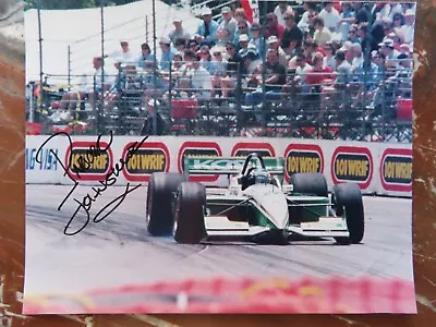 Signed Autographed 8 X 10 Photo Indy 500 Race Car Driver Parker Johnstone • $5.95