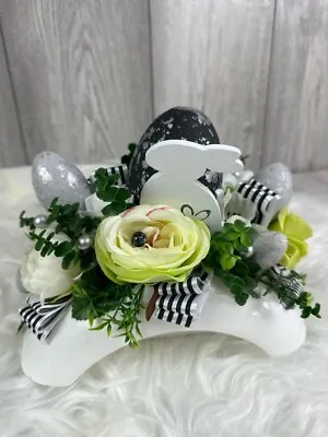 Easter Table Decorations Easter Bunny Table Ornament Home Office Decor Handmade • £19.95