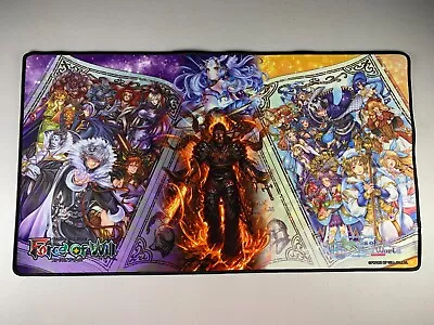 Force Of Will TCG Echoes Of The New World Official Playmat USED • $20