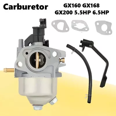 Carburetor For Honda Gx160 Gx168 Gx200 5.5hp 6.5hp Engine Motor Kit W/Gaskets • $9.79