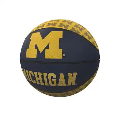 Michigan Wolverines Mini Rubber Repeating Basketball • $19.95