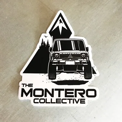 The Montero Collective Gen1 Logo Sticker Mitsubishi Pajero Shogun Dodge Raider • $5.50