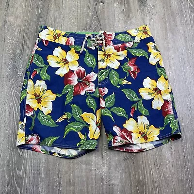 Vintage Polo By Ralph Lauren Men’s Swim Trunks Size 34 Hibiscus Floral • $29.99