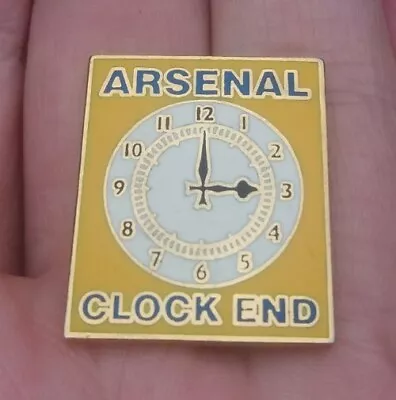 £8 • Buy Arsenal Clock End Pin Badge Vgc