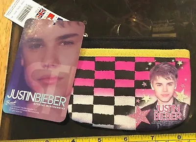 £5.04 • Buy Purse Justin Bieber JB Makeup Bag Claires Official RRP £7 Make Up Bag