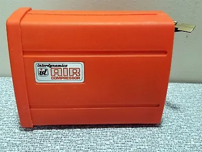 Vintage Working Orange Interdynamics 12 Volt DC Air Compressor Model EC-15 • $9.95