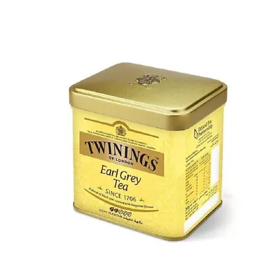 Twinings Goldline Earl Grey Tin 200g FREE SHIPPING WORLD WIDE • $40.99
