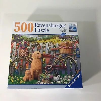 Ravensburger Cute Dogs 500 Piece Premium Puzzle Softclick Technology #82 077 NEW • $10.50