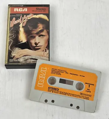 DAVID BOWIE Young Americans Original 1975 RCA UK Alt Cover CASSETTE Fully Tested • £11.95