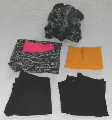Lot 5 Victoria's Secret Pink Tank Leggings Robe Sleepwear Pants Ladies Clothes M • $47.98
