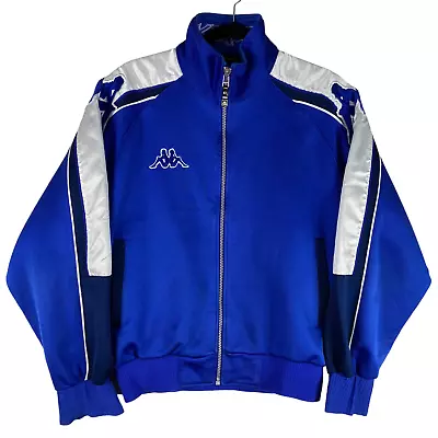 Vintage Kappa 90's Blue Full Zip Track Top Jacket Size M • $59