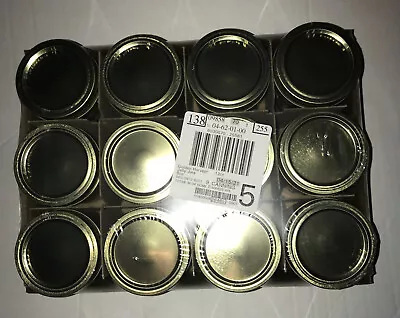 GOLDEN HARVEST 8 Oz Jelly Jars Set Of 12 W/ Lids Fruit Canning New In Box • $35