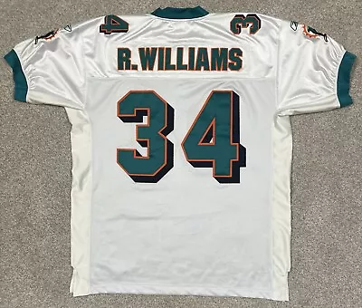 Ricky Williams Vintage AUTHENTIC Reebok Miami Dolphins NFL Jersey Sz 54/XXL AFC • $99.99