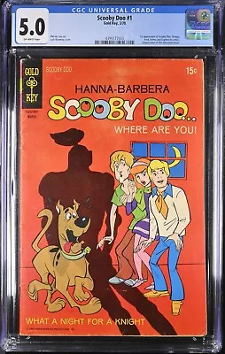 Gold Key Scooby-doo #1 - Cgc 5.0 - Owp - Vg/fn - 1st Shaggy Fred Thelma Daphne • £989.51