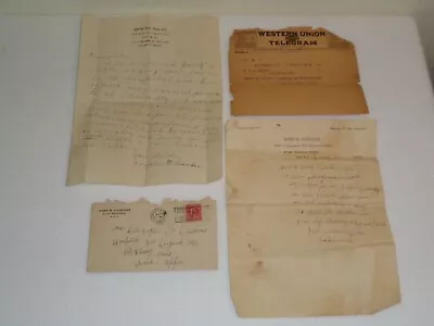 Rabbi Benjamin Fleischer Congregation Beth Hamedrash Hagodol NYC 1932 Letters • $999.99