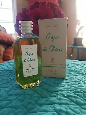 RARE VINTAGE F. MILLOT CREPE DE CHINE EAU DE Toilette Perfume 3 OZ In Box  • $177